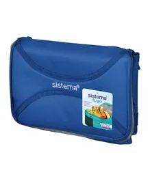 Sistema Mega Fold Up Cooler Bag Blue - 2L