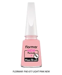 Flormar Nail Enamel 077 Light Pink - 11ml
