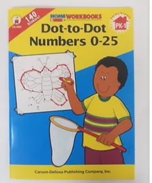 Carson Dellosa Dot To Dot Numbers 0 to 25 Paperback - English