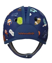 أغطية رأس رياضي ناعم للأطفال الرضع من سيف هيد بيبي - أزرق