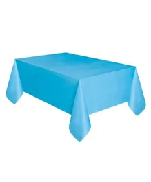 Unique  Plastic Table Cover - Powder Blue