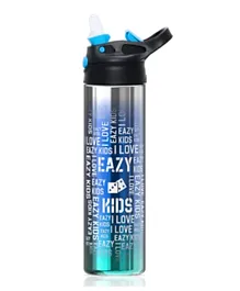 Eazy Kids Double wall Stainless Steel Water Bottle Blue - 530mL