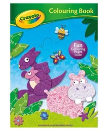 Alligator Books Crayola Hippo Colouring Book - English