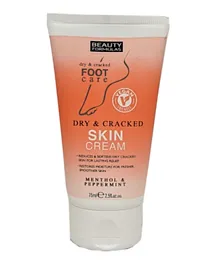 Beauty Formulas Dry & Cracked Skin Cream.- 75ml