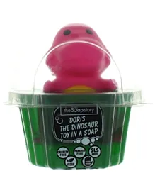 The Soap Story Hand Made Doris The Dinosaur Toy In Soap - 90g