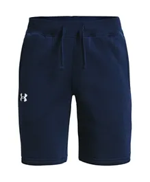 Under Armour UA Rival Cotton YLG Shorts - Navy