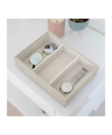 Stackers Classic Watch & Accessory Organizer - Pebble Oatmeal