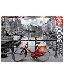 Educa Amsterdam Coloured Black & White Puzzles Set - 3000 Pieces