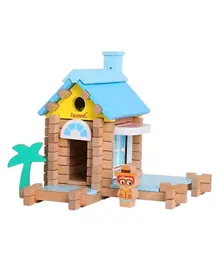 Iwood Wooden Beach Hut Toy - Multicolor