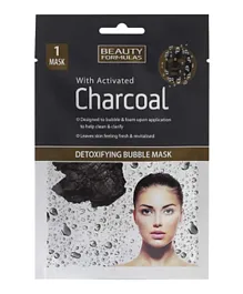 Beauty Formulas Charcoal Detoxifying Bubble Mask - Pack of 1