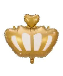 PartyDeco Crown Foil Balloon - Gold