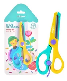 Mideer Kids Safety Scissors - Yellow & Blue