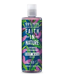 Faith In Nature Body Wash - Lavender & Geranium  - 400ml