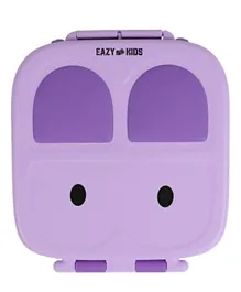 Eazy Kids Bento Lunch Box with Handle - Purple