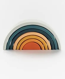 SABO Concept  Wooden Rainbow Toy Mini Lagoon - 7 Pieces