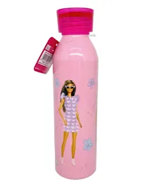 Barbie Aluminium Water Bottle - Pink
