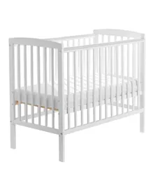 Kinder Valley Sydney Compact Cot with Spring Mattress - White