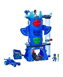 PJ Masks Deluxe Battle HQ Preschool Playset with 2 Action Figures and Vehicle