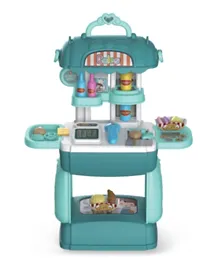 Little Story Role Play Shopkeeper Toy Set Satchel 35 Pieces - Green