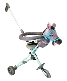 Foaldee The Foldable and Fun Toddler Trike with Plush Horse Head Included - Mint