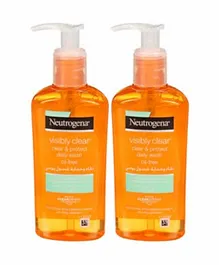 Neutrogena Oil Acne Wash Twin - 200ml each