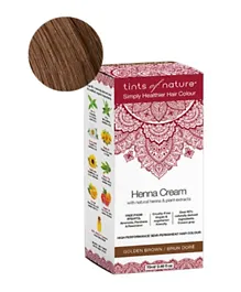 Tints Of Nature Henna Cream - Golden Brown - 70 ML