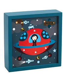 Djeco Polo Space Magic Night Light - Blue