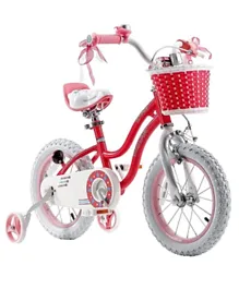 Royal Baby Star Girl Bicycle Blue - 12 Inches