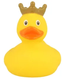 Lilalu Mini Rubber Duck with Crown Bath Toy - Yellow