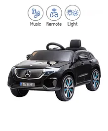 Babyhug Mercedes Benz EQC 400 Licensed Battery Operated Ride On with Remote Control - Black