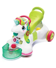 Infantino 3 In 1 Sit Walk & Ride Unicorn - Green