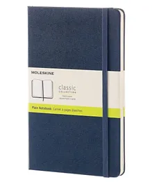 Moleskine Classic Plain Paper Notebook - Sapphire Blue