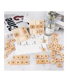 Factory Price  Wooden Pegged Math Cognition Count Plate