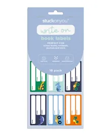 Stuck On You Revs and  Roars Book Labels Multicolor - 18 Pieces