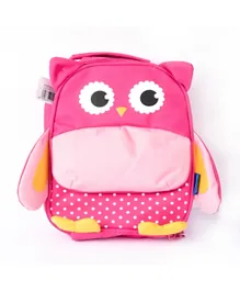 Statovac Owl Silver Coated Kids Lunch Bag - Pink