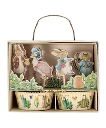 Meri Meri Peter Rabbit & Friends Cupcake Kit - Pack of 72