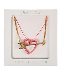 Meri Meri Heart & Arrow Necklace