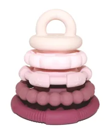Jellystone Rainbow Stacker And Teether Toy - Dusty