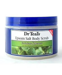 Dr Teals Epsom Salt Body Scrub Eucalyptus & Spearmint - 454g