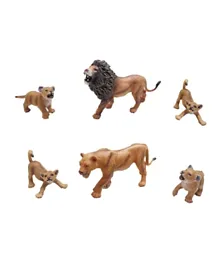TTC Model Series Lion Animal Figure Pack of 3 Assorted - 13cm