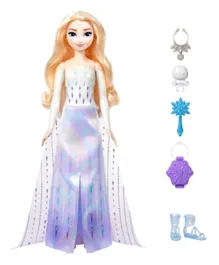 Mattel Frozen Fashion Doll Elsa Spin & Reveal With Surprises - 32 cm