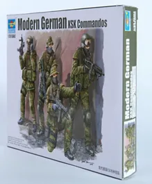 Trumpeter Modern German KSK Commandos Construction Set - Multicolor