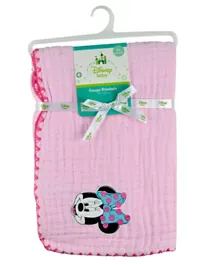 Minnie Gauge Infant Blanket - Pink