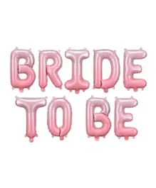 PartyDeco Bride To Be Foil Balloon - Pink