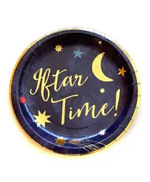 Party Camel Iftar Time Plates Pack of 12 - 17 cm