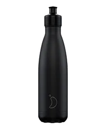 Chilly's Sports Bottle Monochrome Black - 500mL