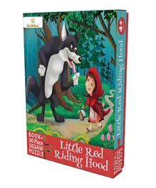 Little Red Riding Hood Story Book & Jigsaw Puzzle - English