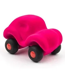 Rubbabu Soft Baby Educational Toy The Rubbabu Car  Large - Pink
