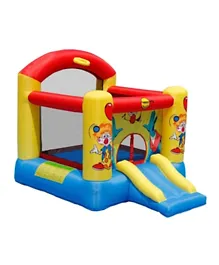 Happy Hop 9304Y Clown Slide and Hoop Bouncer