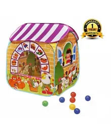 Ching Ching Store Ball House + 100 Pieces Balls - Assorted